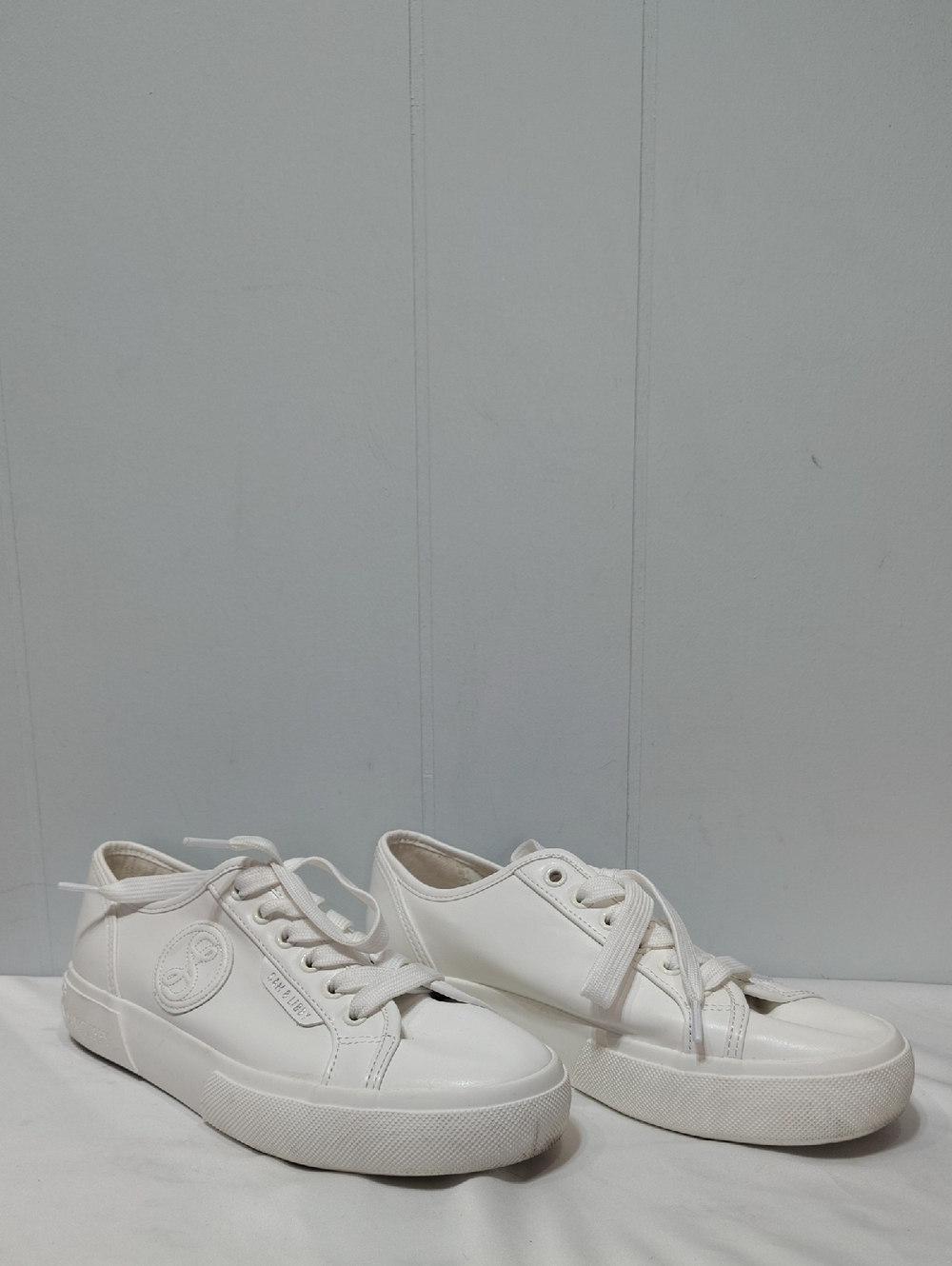 Sam & Libby Dina Platform Sneakers White Size 7.5